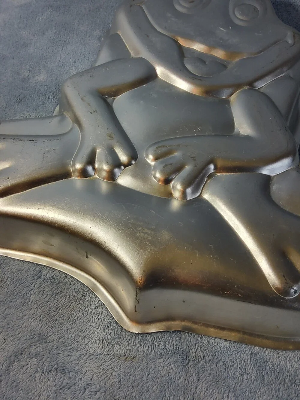Vintage 1979 Wilton Frog Toad Cake Pan #502-1816 MCM Neil Bakery Birthday Spring